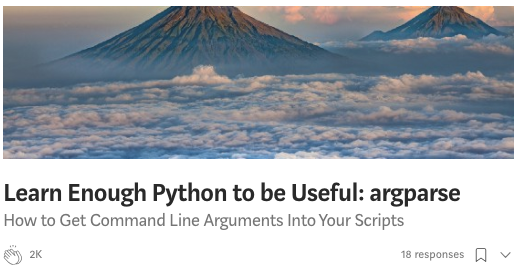 Python Argparse
