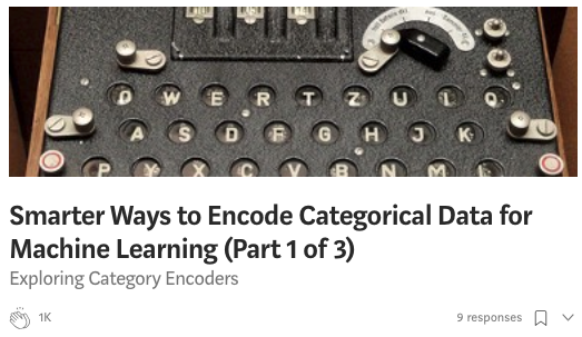 Categorical Encoders