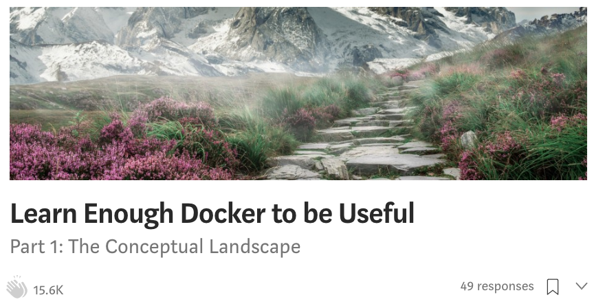 Docker Article 1