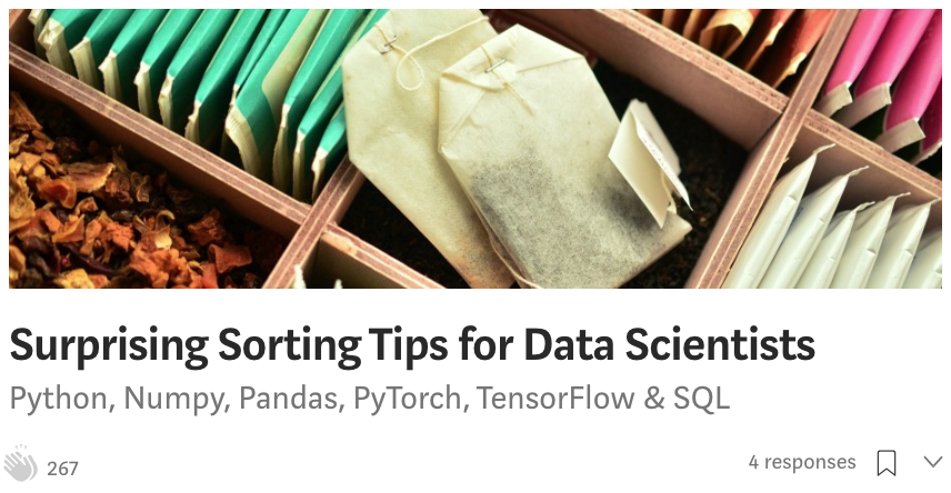 Sorting Tips